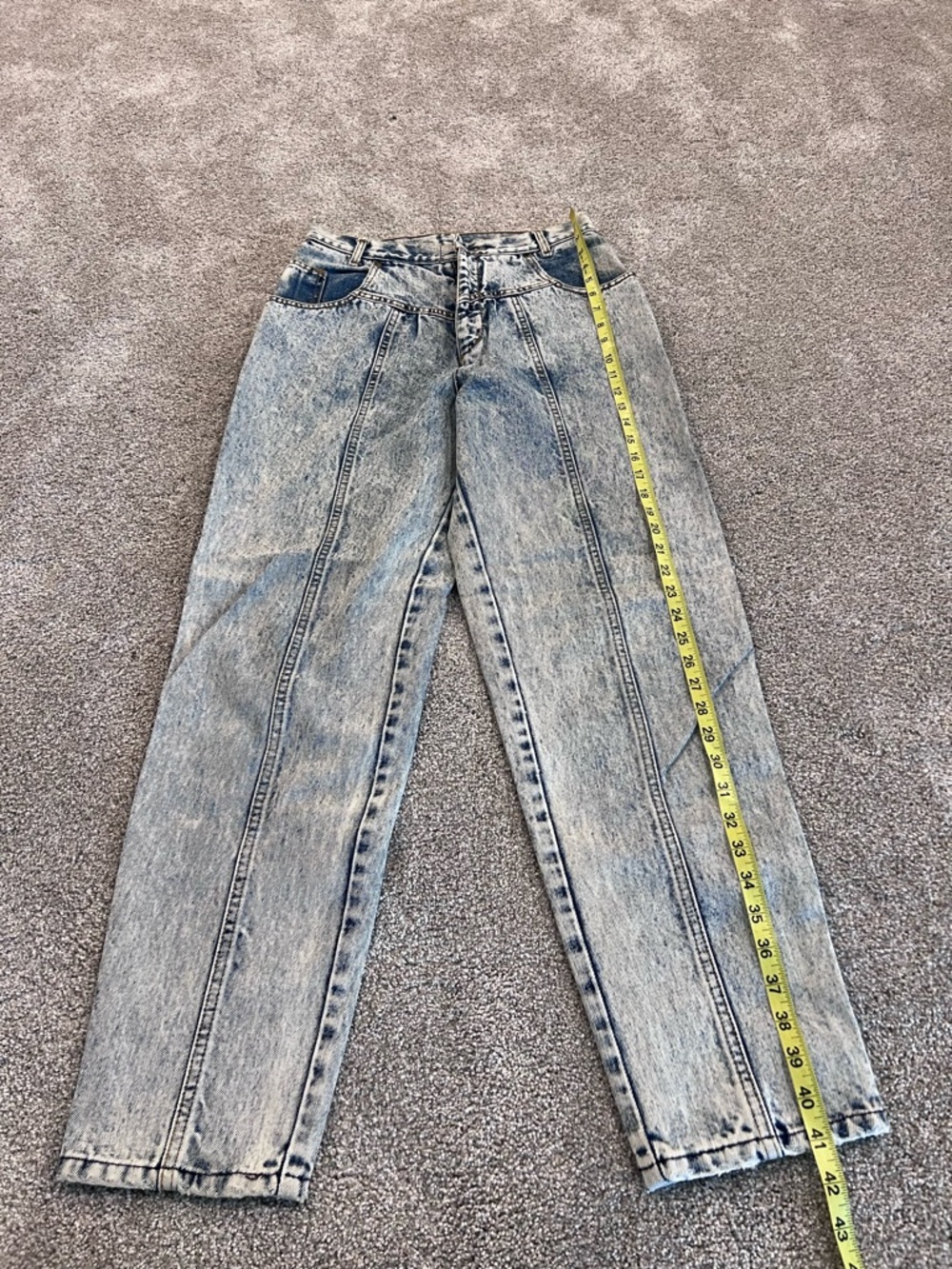 P.S. Gitano Vintage VTG Women’s Jeans Size 12 Acid Wash High Waist Pants Rare - Picture 4 of 16